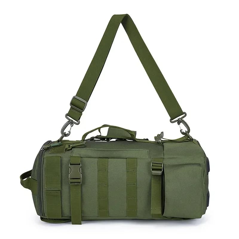 Sac à dos de pêche multifonction grande capacité avec rangement pour cannes équipement sport extérieur