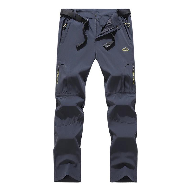 Pantalon pêche été stretch imperméable 5XL séchage rapide - Léger technique poches zippées homme