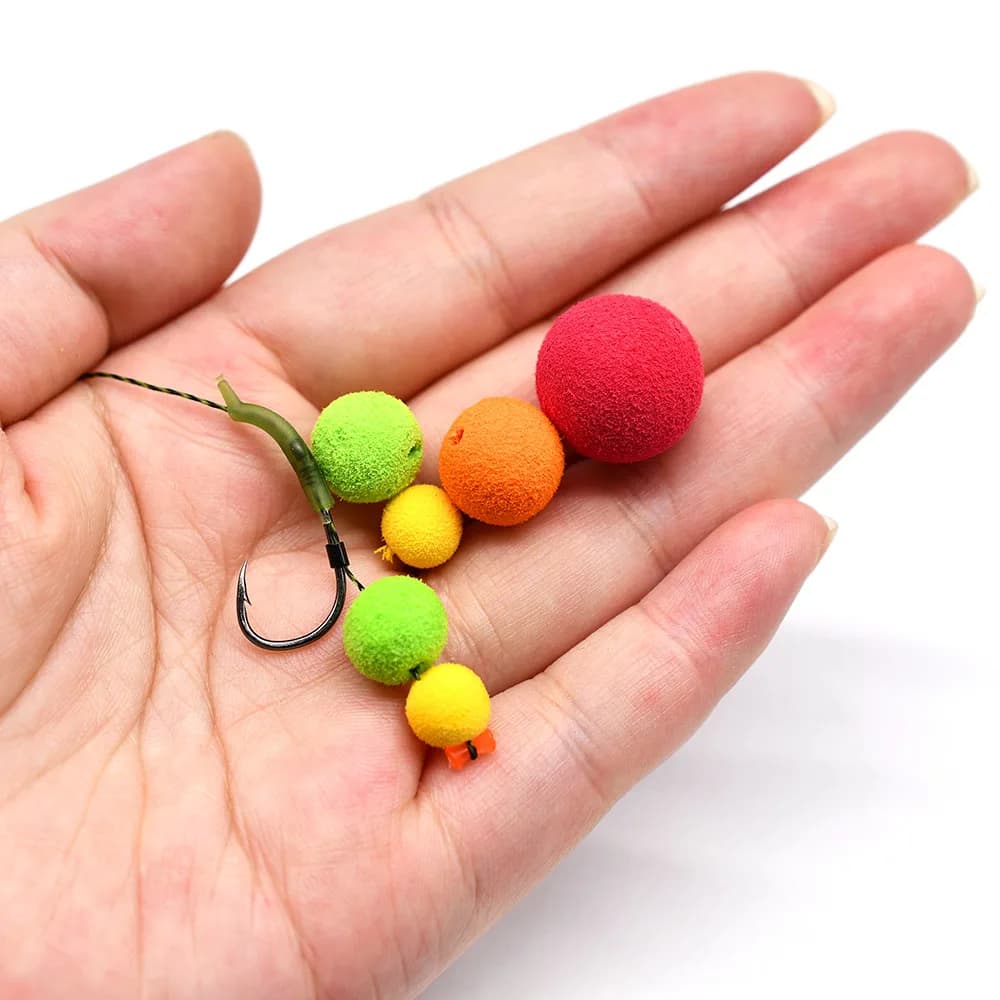Boilies flottants aromatisés maïs - Appât artificiel odorant pour pêche à la carpe moderne