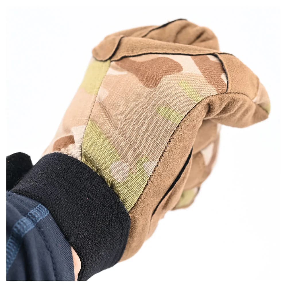 Gants hiver camouflage ouate coton souples chauds sports randonnée protection pêche