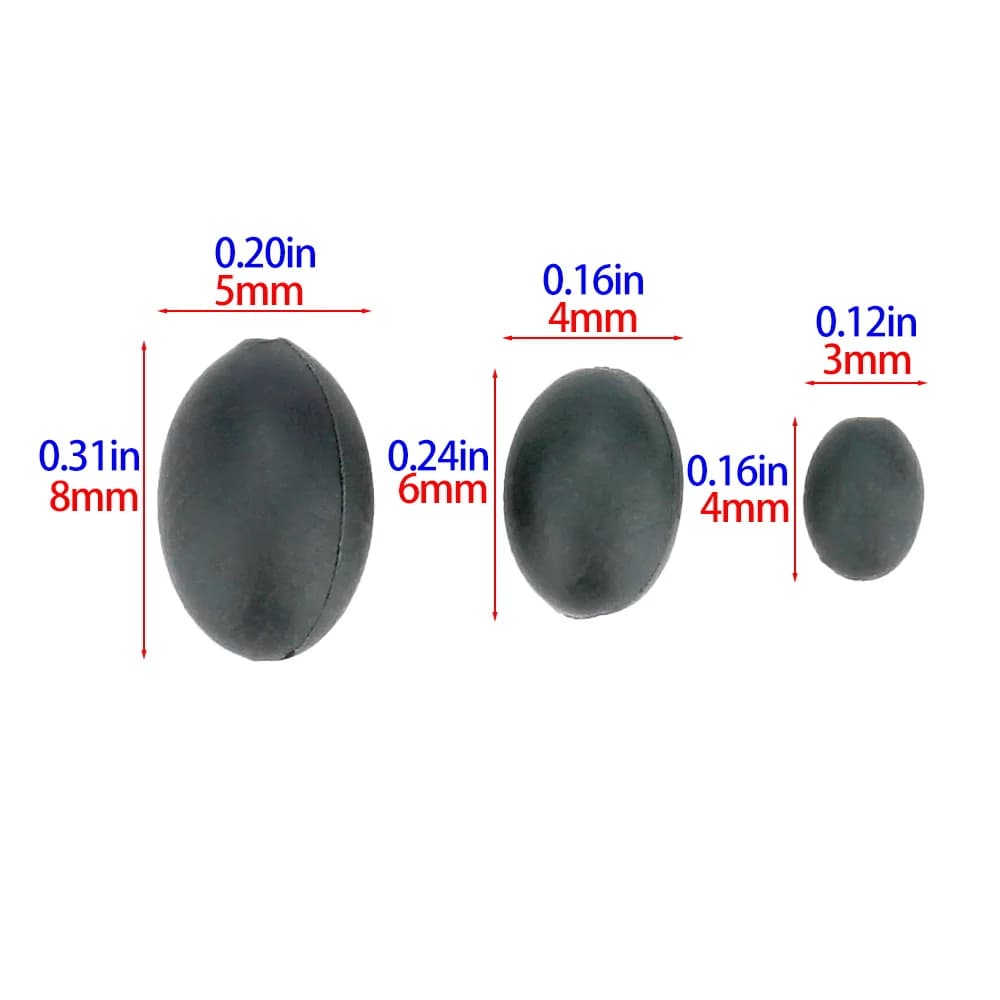 Plombs tungstène Hirisi AG301 pour pêche à la carpe, tailles 4mm 6mm 8mm, hameçon et plombée