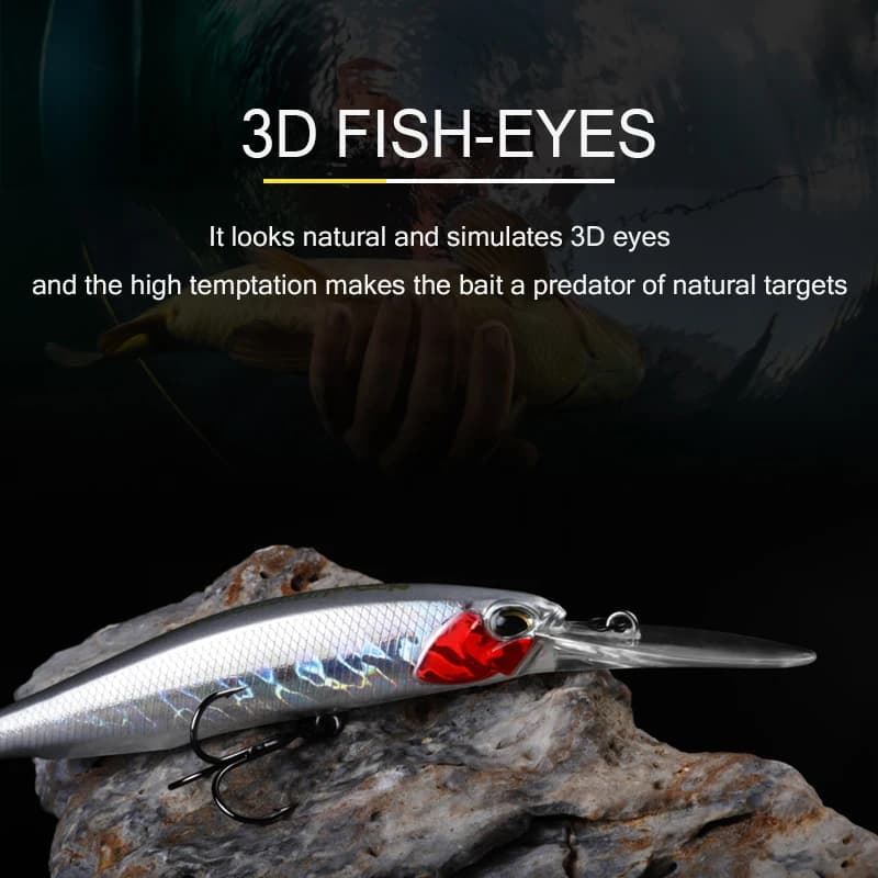 Leurre BEARKING 10cm 16g avec système super magnet pour long casting - hard bait wobbler minnow qualité 2019