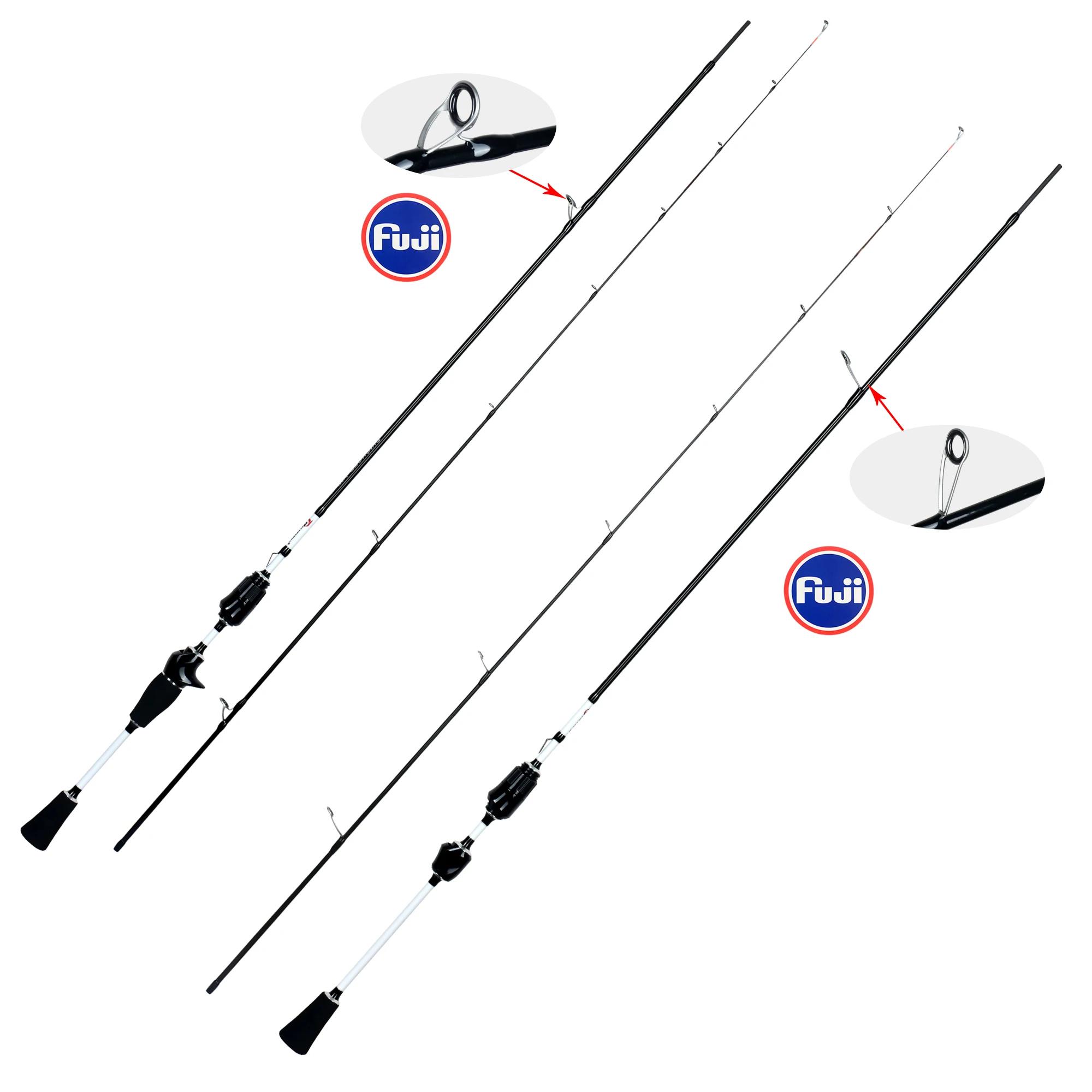 Canne ultralégère XUL carbone T800 0.2-8g pour truite - Anneaux Fuji/LS et pointe rapide PHISHGER