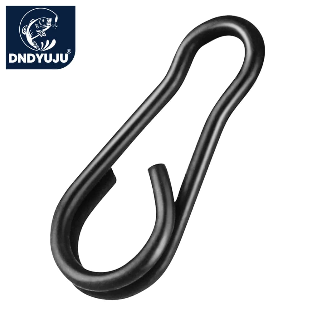 40 clips rapides pour pêche à la carpe - Mousquetons duo lock en acier inox pour montages rapides