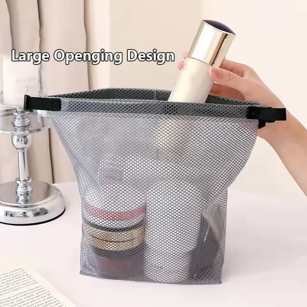 Pochette rangement maquillage voyage grande capacité - Sac étanche main piscine extérieur