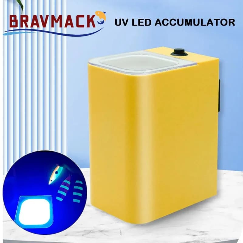 Leurres luminescents UV LED pêche mer - appâts souples lumineux rechargeables pour pêche au calmar nocturne