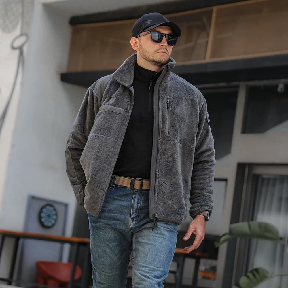Veste thermique pêche Emersongear YAK L3 - Protection coupe-vent pour pêche en conditions extrêmes
