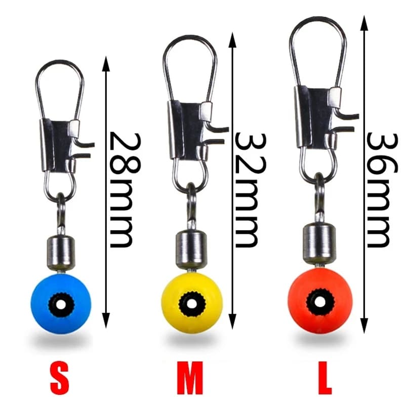20 perles d'arrêt et connecteurs pour ligne de pêche - accessoires polyvalents pour montages flotteurs