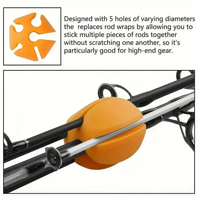 Clip protection embout canne pêche support rangement équipement accessoire pêche