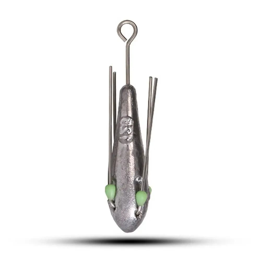Plombs de pêche lumineux 50g-110g avec perle résistants pour technique drop shot et connecteur hameçon