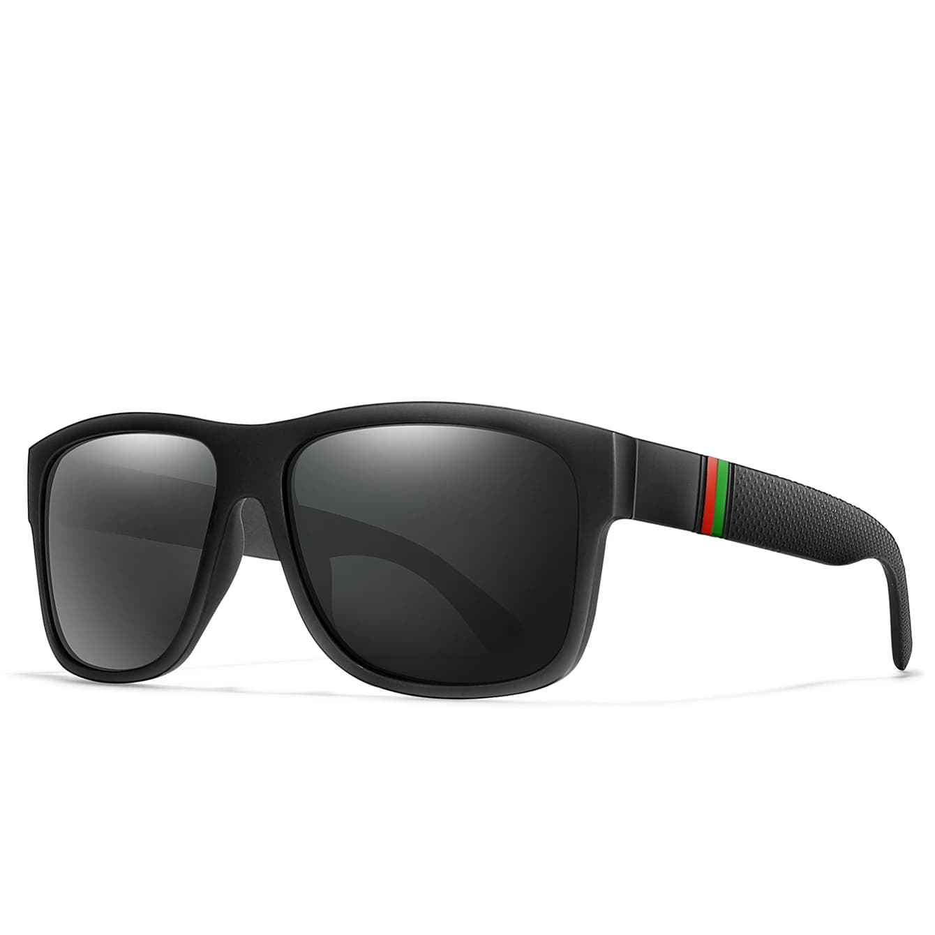 Lunettes de pêche polarisées homme grandes montures vintage UV400 pour conduite et sport