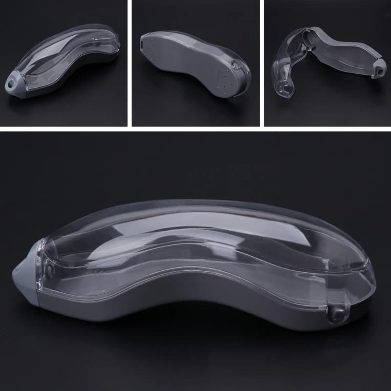 Boîtier de rangement plastique pour lunettes de natation et plongée pêche étui
