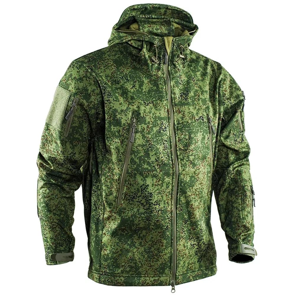 Veste tactique softshell Rucamo camouflage - Veste cargo pêche sports outdoor imperméable