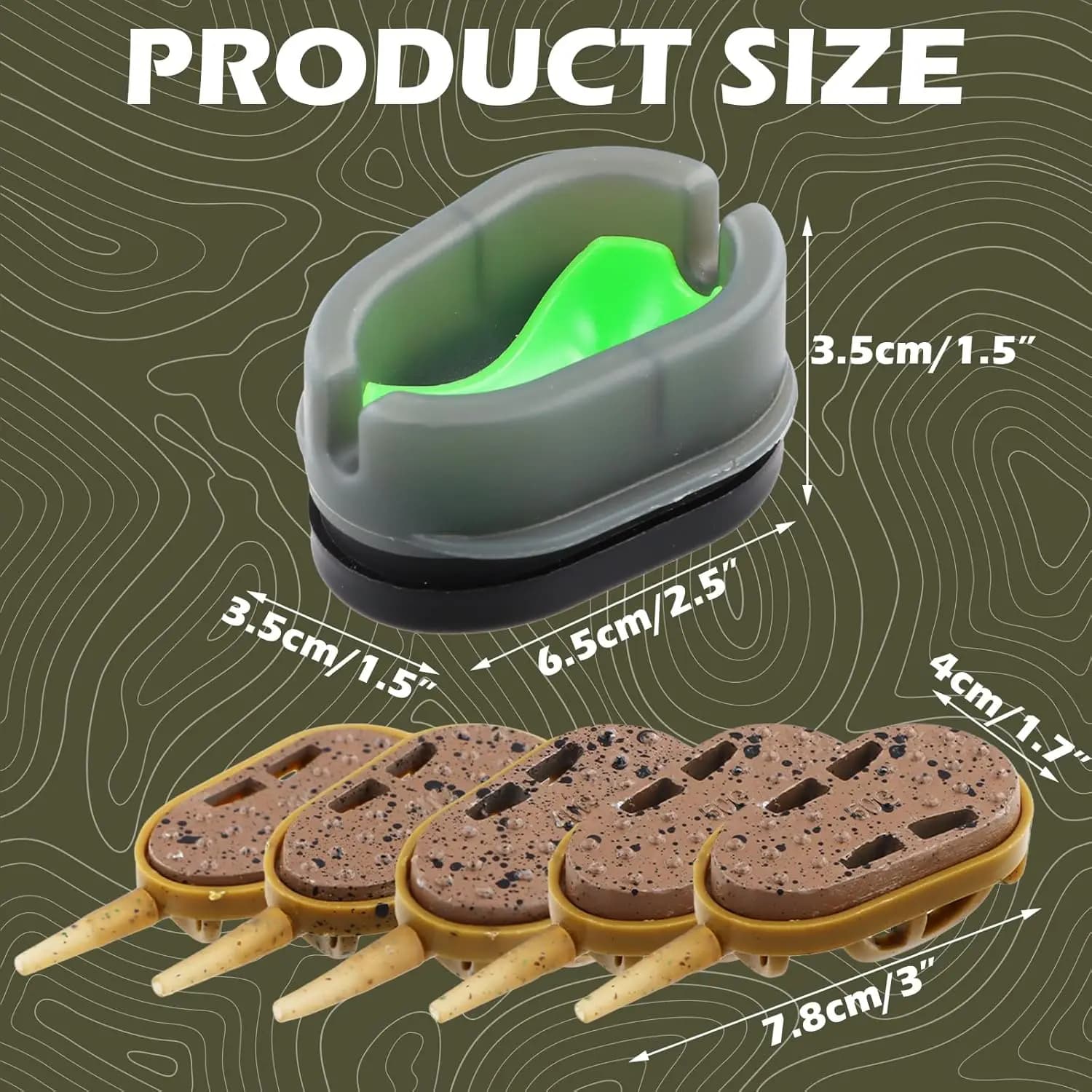 Feeders Méthode Carpe 2 à 6 Pièces, Moule à Libération Rapide 20g à 60g | Accessoires Pêche