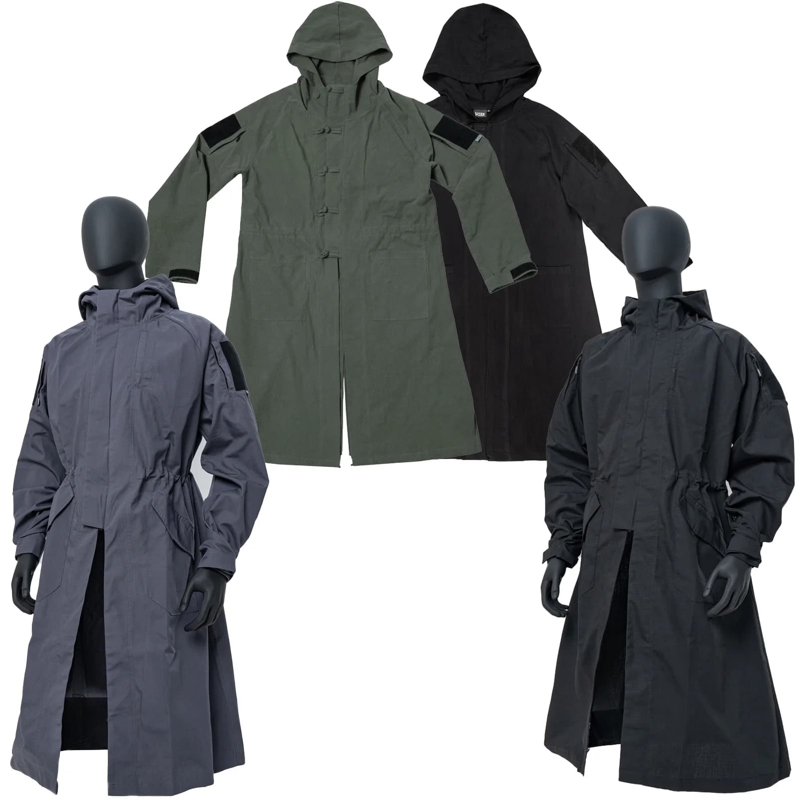 Manteau longue pêche avec capuche - Vêtement technique outdoor pour pêcheurs exigeants