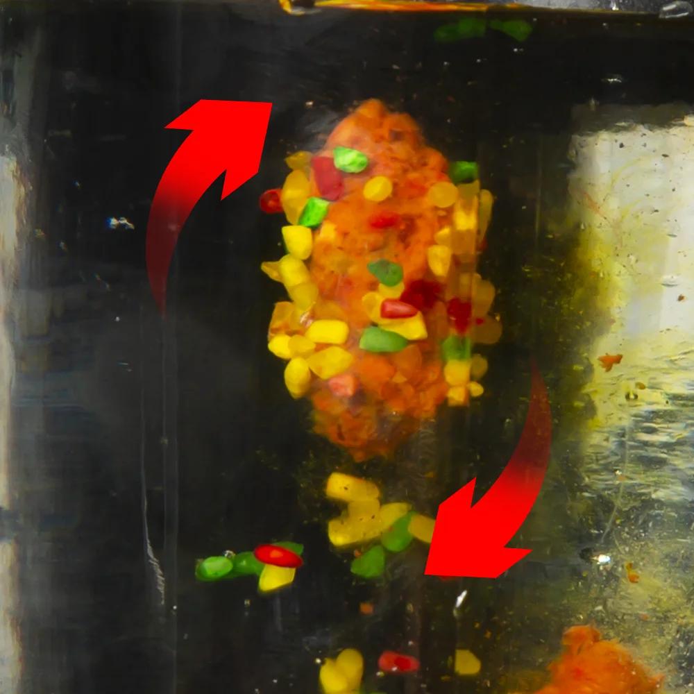 500g granulés appât carpe parfum composite tricolore - Matériel de nidification naturel musc