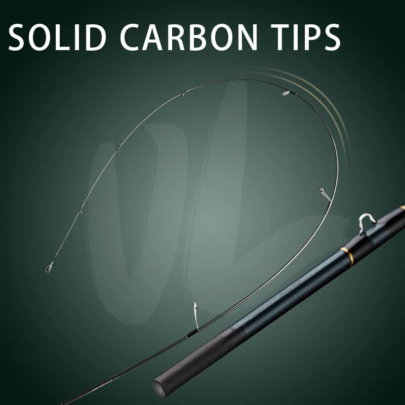Canne à truite L+UL Tips pour pêche légère au leurre spinning et baitcasting en rivière
