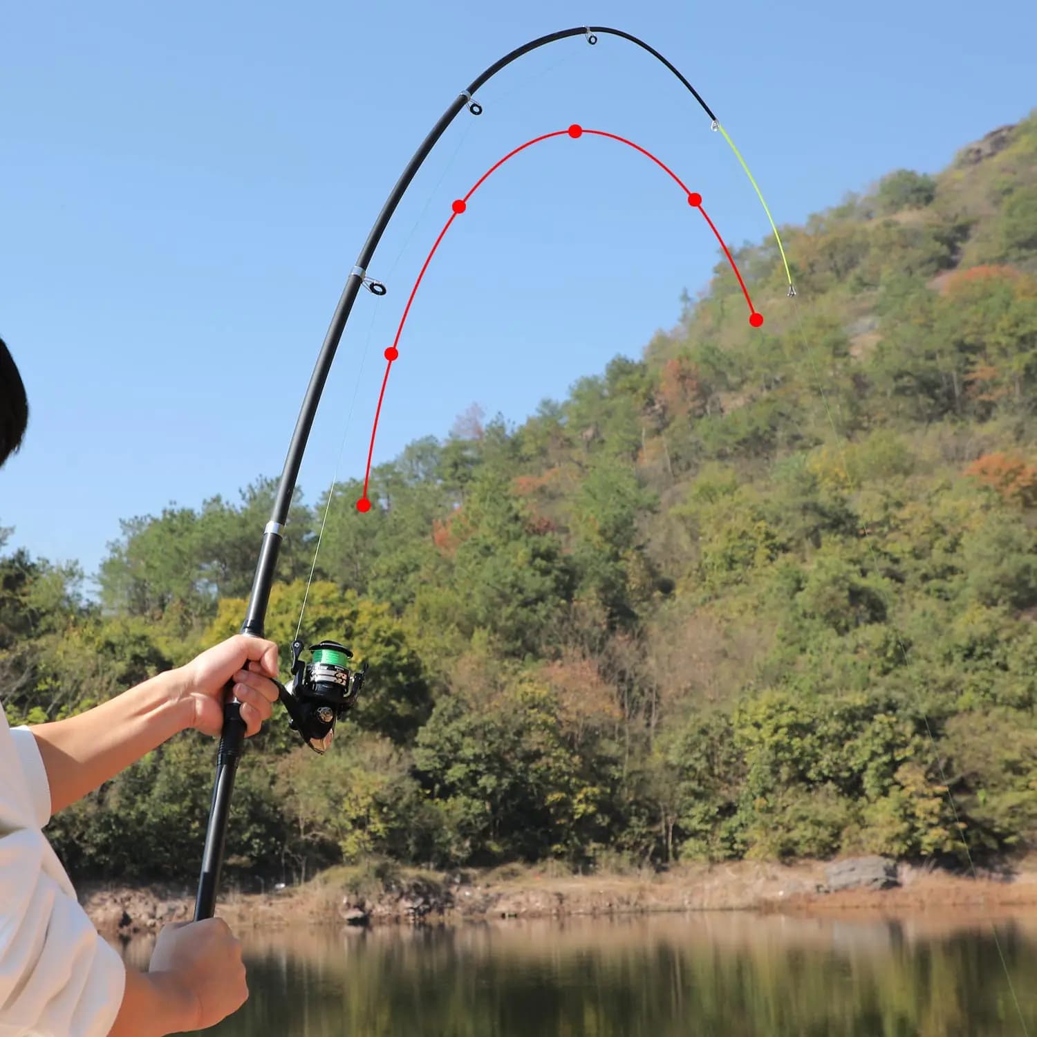 Canne Sougayilang Carbon Fishing Rod 2.1-3.0m Telescopic Baitcasting Rod Portable Leisure Saltwater Fishing