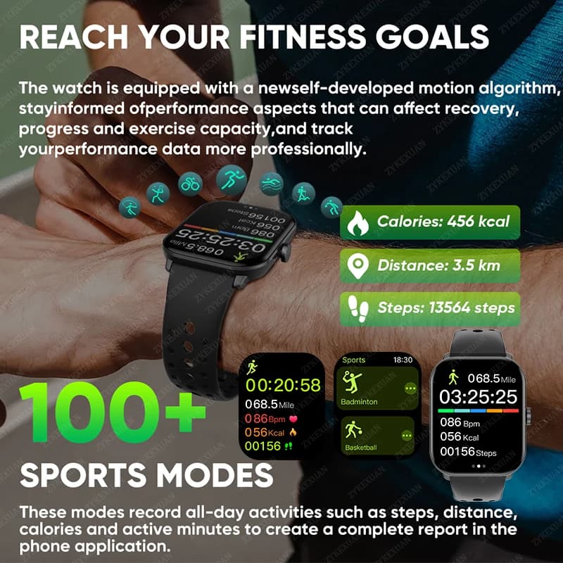 Watch 5 Global Version unisexe : Écran AMOLED toujours visible, GPS et étanche pour sport