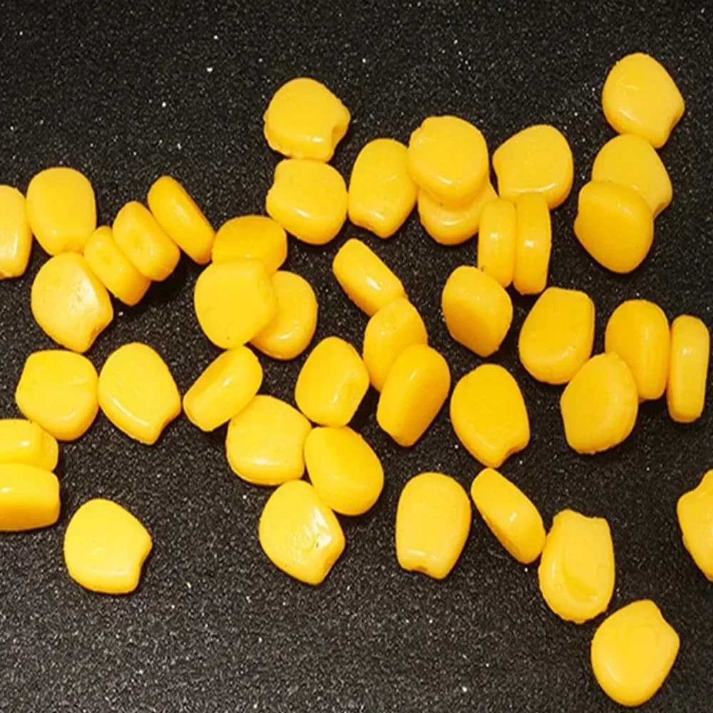 Appât silicone maïs flottant pour carpe - leurre souple odeur maïs pêche eau douce