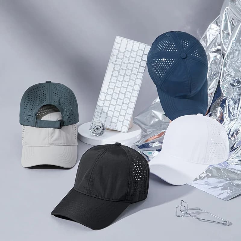 Casquette séchage rapide pêche sport - Chapeau mesh UV protection homme femme multi-couleurs