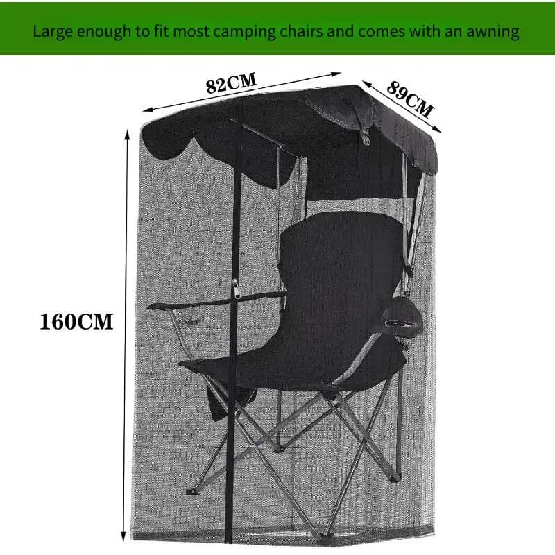 Moustiquaire pour chaise balançoire de pêche - protection anti-moustiques jardin et extérieur