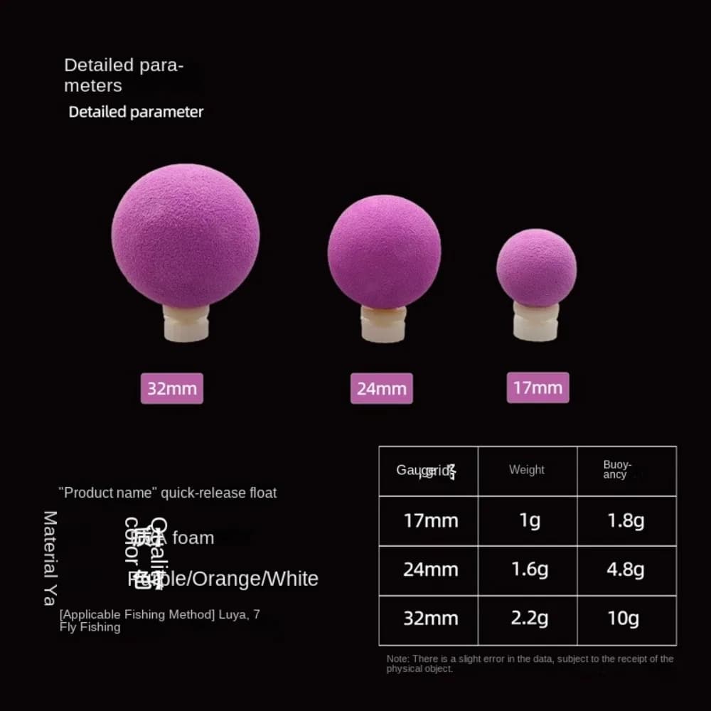 3 flotteurs Strike EVA 1.8g-10g pour pêche à la mouche truite - Indicateurs de dérive flottants