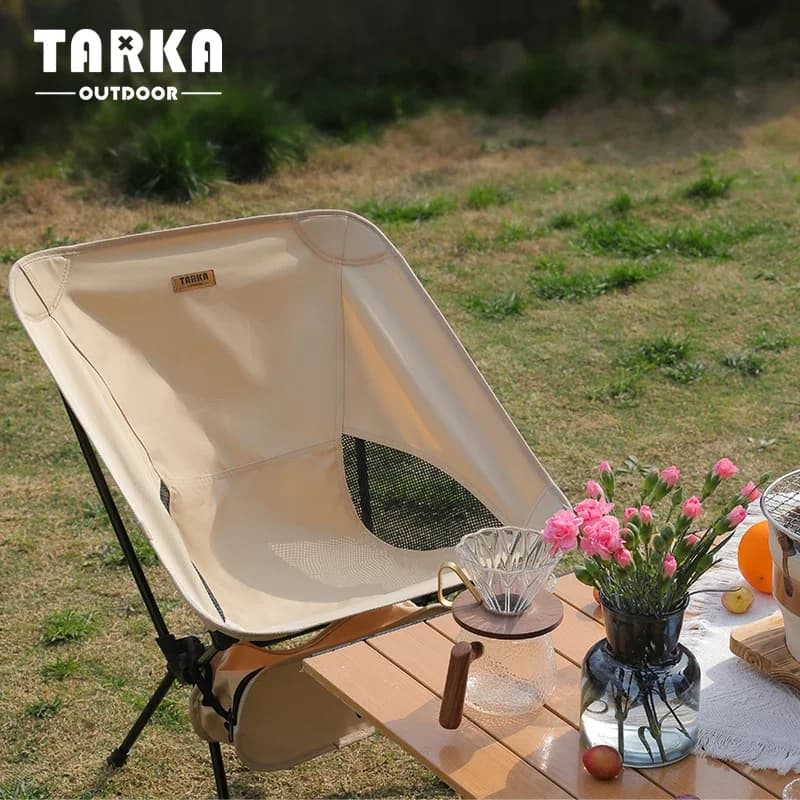 Chaise pliante ultralégère TARKA pour pêche randonnée plage camping transport facile