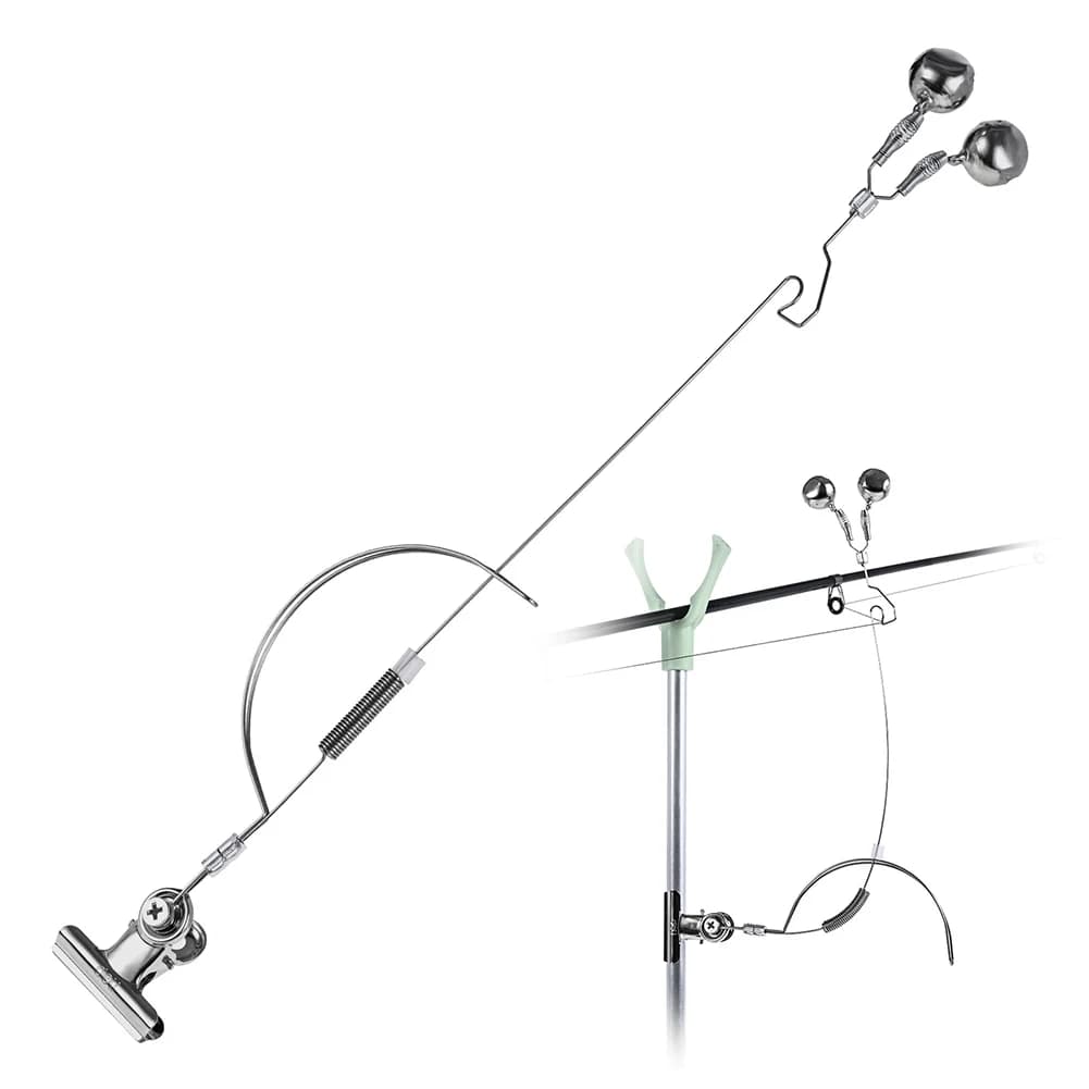Alarme nuit pêche carpe 1-2 pièces acier inoxydable anti-corrosion accessoires pêche