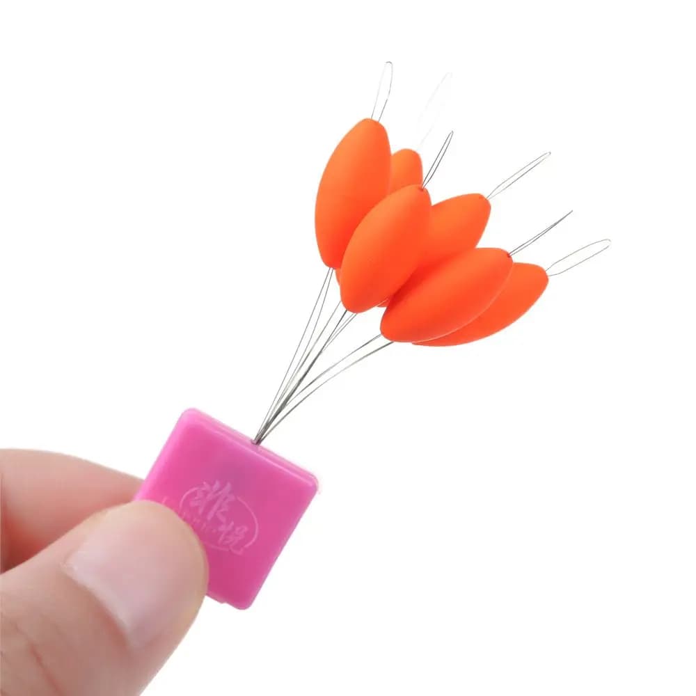 Flotteur pêche olive professionnel durable Crucian Carp Line Group - 7 flotteurs pour carpe