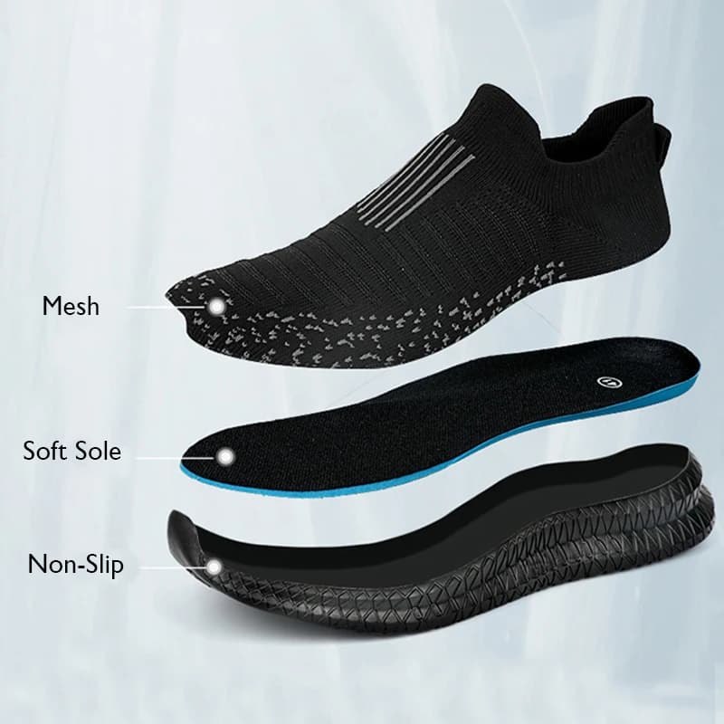 Chaussures homme légères anti-dérapantes pour pêche en rivière - Sneakers vulcanisées confortables 2023