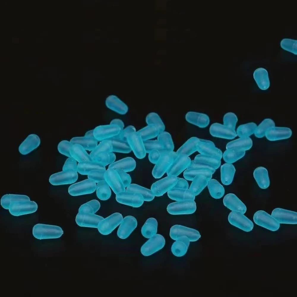 50 pièces de bouchons ovales en silicone anti-emmêlement pour la pêche à la carpe et au
