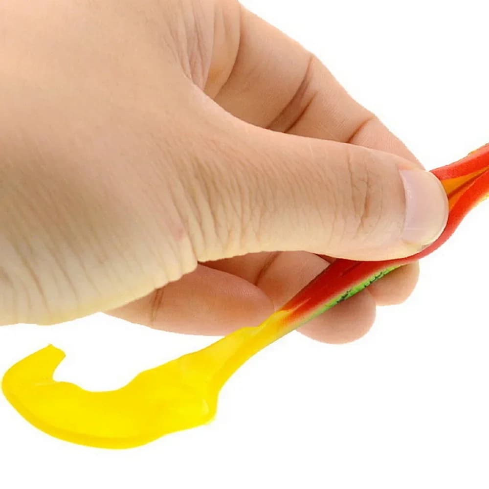 Leurre Souple Silicone Shad 125mm 5.5g avec Queue en T pour la Pêche du Brochet et