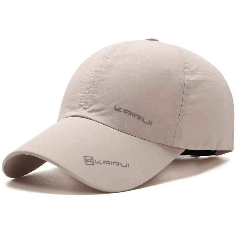 Casquette baseball quatre saisons séchage rapide pêche sport outdoor lettre imprimée