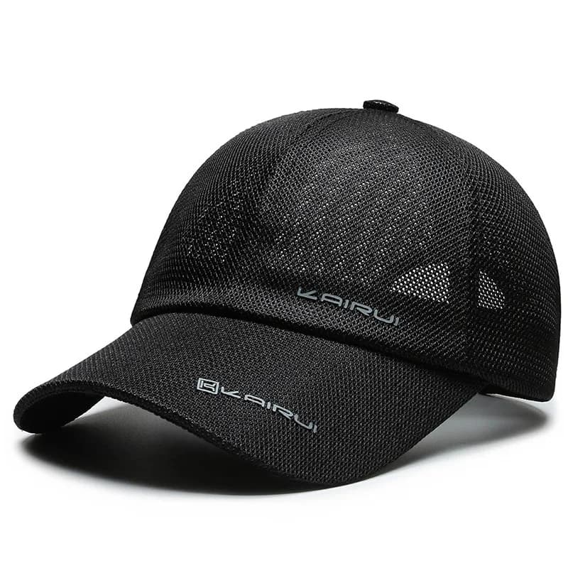 Casquette baseball maille respirante unisexe camouflage pêche outdoor snapback ajustable