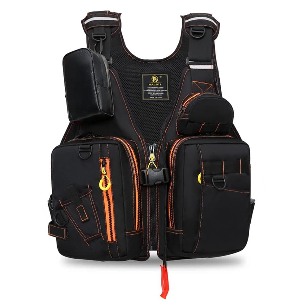 Veste de sauvetage multifonction pêche : sécurité, flottabilité et rangements essentiels pour vos sorties
