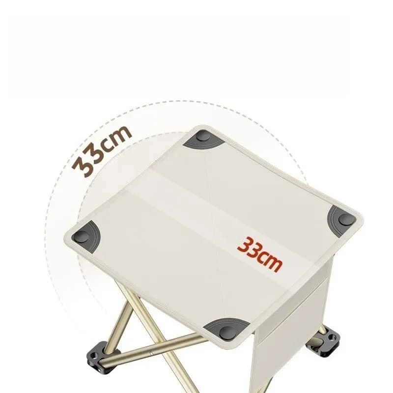 Tabouret pliant créatif Maza portable léger pêche camping pique-nique design compact innovant