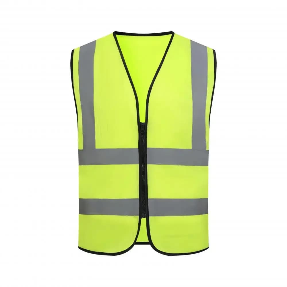 Veste de sécurité réfléchissant personnalisable pour hommes - Travail voirie et nettoyage - Coupe ample et confortable