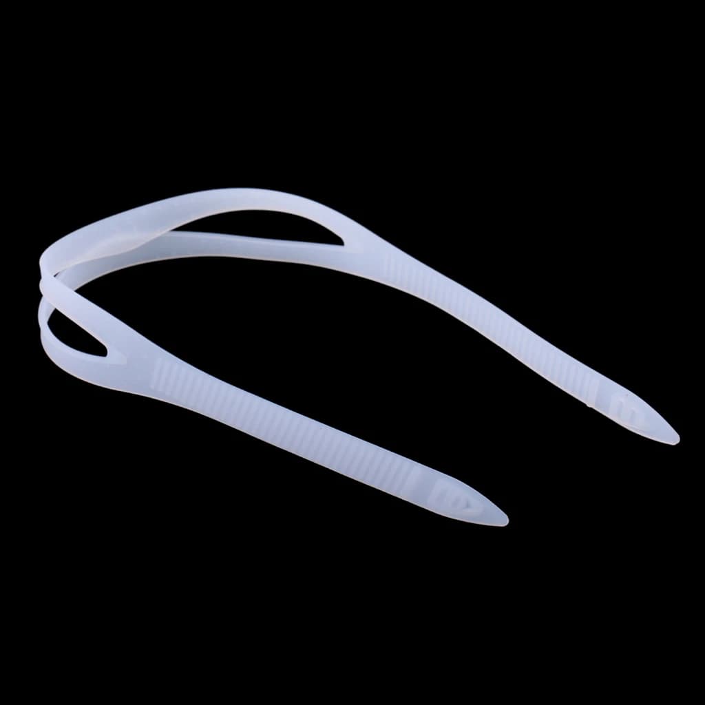 Sangle de rechange universelle lunettes de natation silicone bandeau tête accessoires clair noir