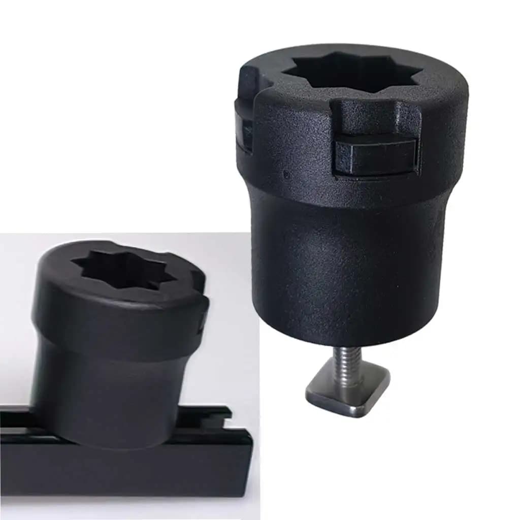 Adaptateur rail coulissant pour kayak - support GPS sondeur pêche montage base étoile marine canoë