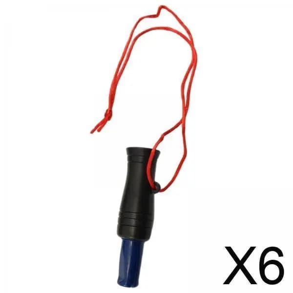 Pack de 6 sifflets appeaux canards - Leurres d'oiseaux pour chasse aux oies et gibier d'eau