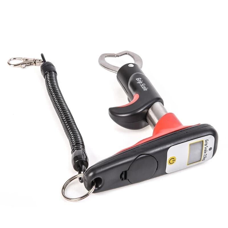 Pince à peser télescopique pour poisson digitale LED 25kg portable avec grip et balance intégrée