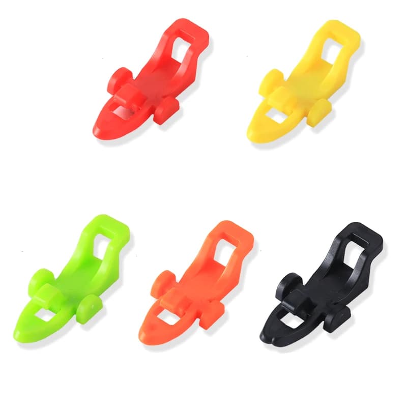 10 sets porte-leurres clips pour canne à pêche support hameçons et cuillers accessoires pêche
