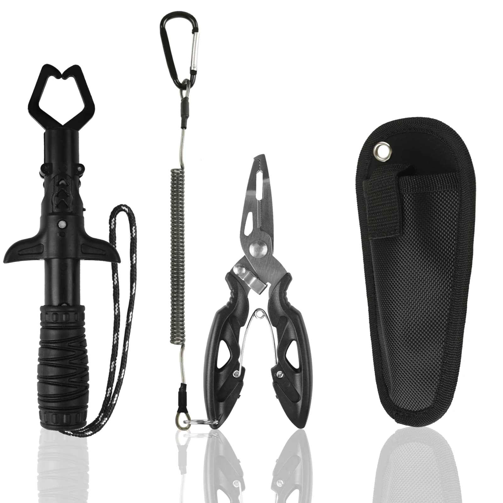 Pinces de pêche multifonctions avec extracteur d'hameçon - Outil essentiel pour pêche sur glace et flyfishing
