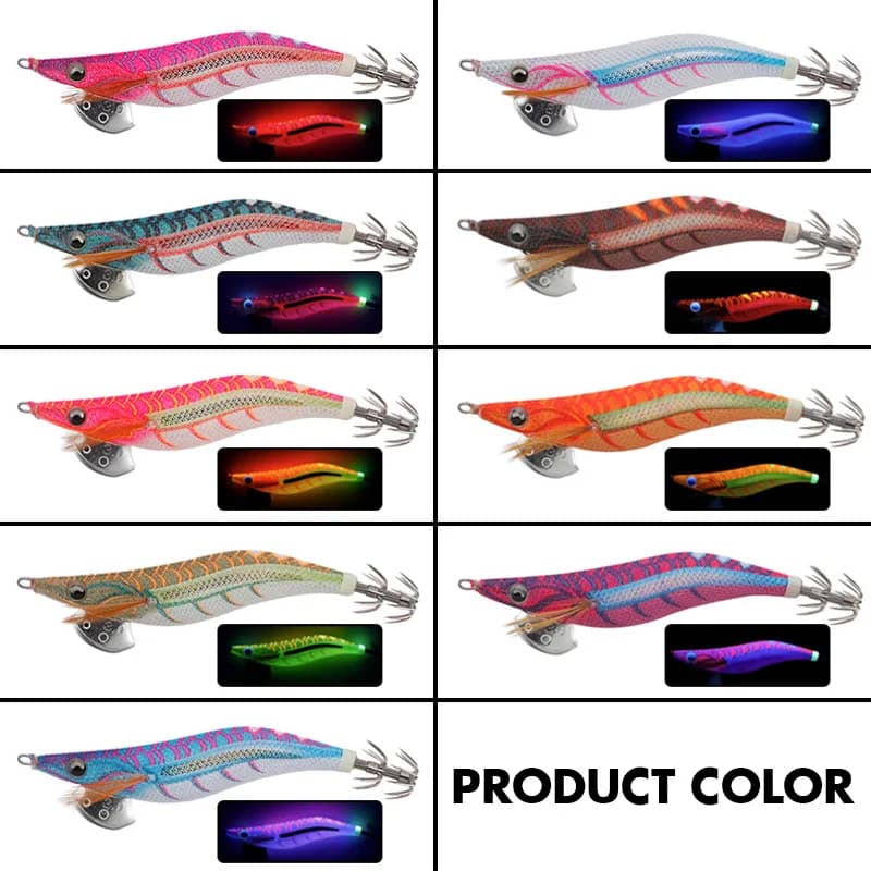 Leurre leurre souple calamar YAMASHITA EGI-OH LIVE Lightning Series UV 3,5 pour pêche en mer