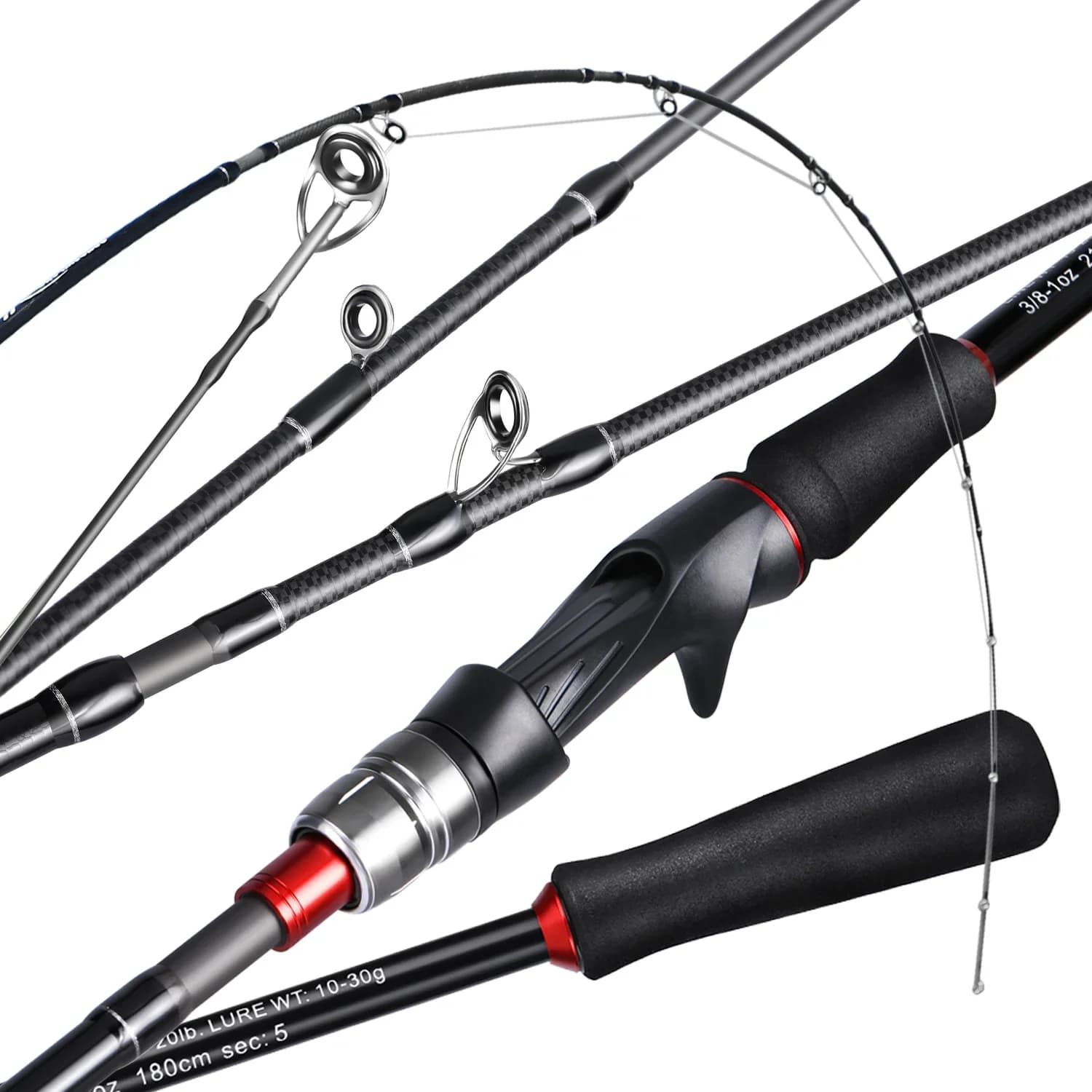 Canne leurre Sougayilang 1.8m 2.1m spinning casting carbone poignée EVA pêche professionnelle