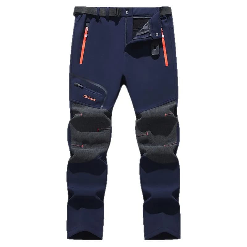 Pantalon de randonnée softshell pour homme - pantalon droit imperméable coupe-vent automne hiver