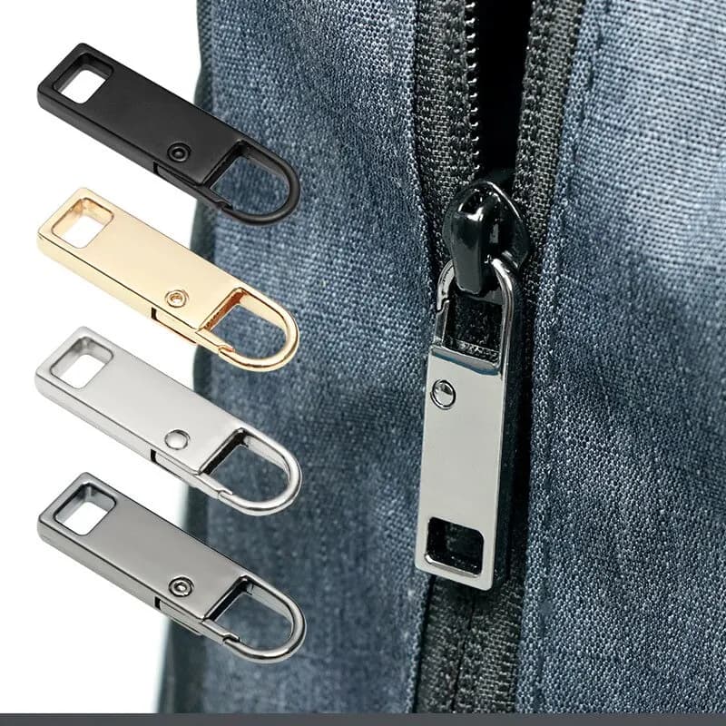 4 tirettes fermeture éclair détachables multicolores remplacement jean sac à dos couture France