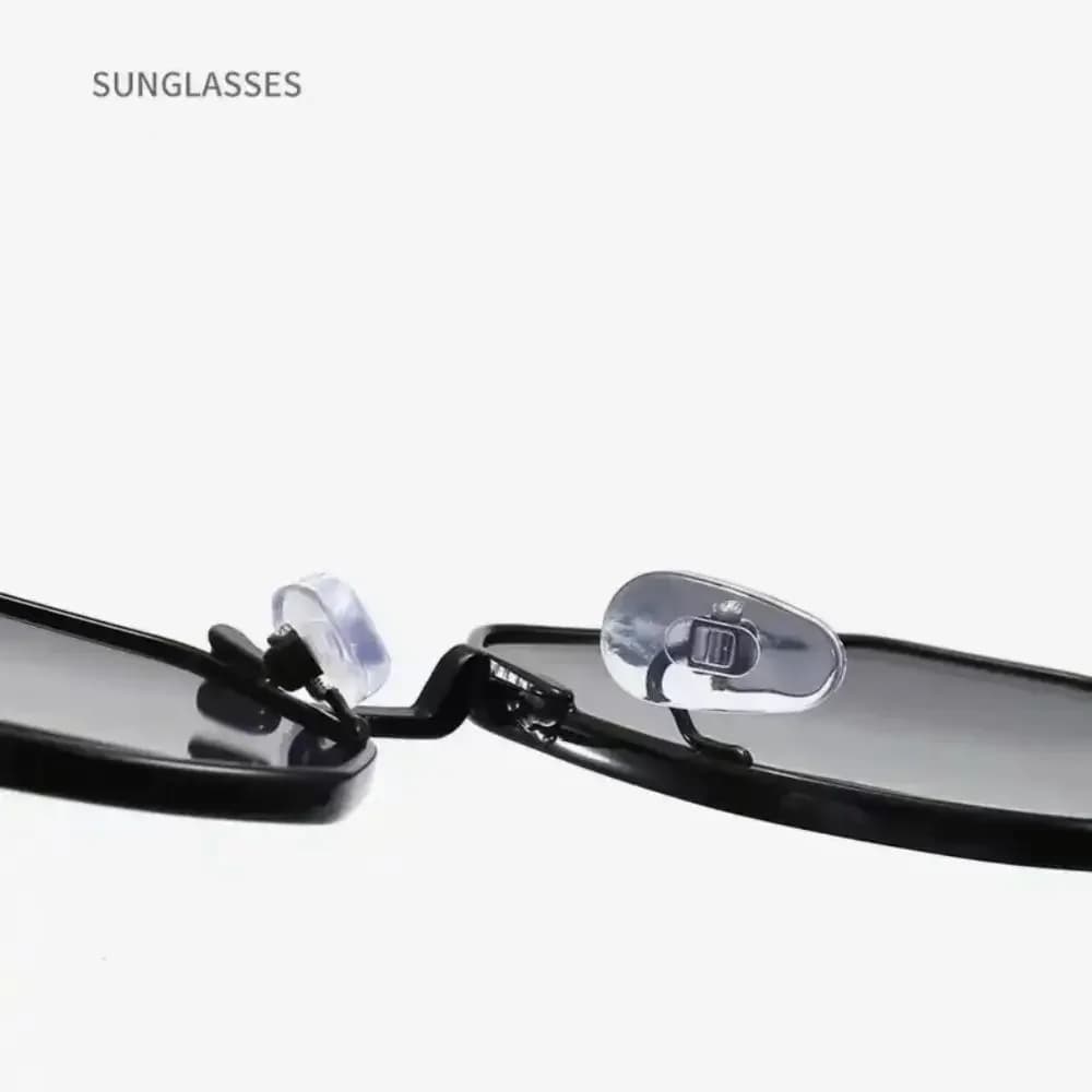 Lunettes de pêche octogonales métal rétro - Protection UV400 pour homme et femme - Style vintage