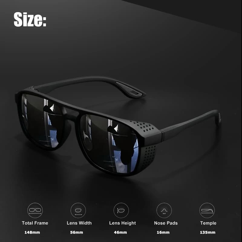 Lunettes de sport professionnelles polarisées - Protection UV400 et anti-vent pour cyclisme running